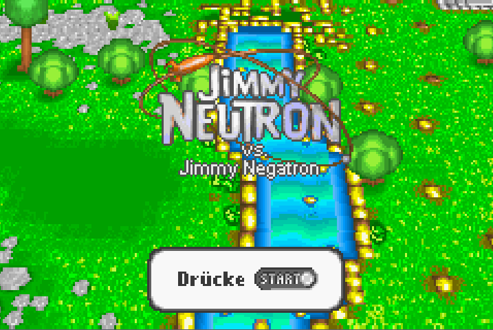 Jimmy Neutron vs Jimmy Negatron Title Screen